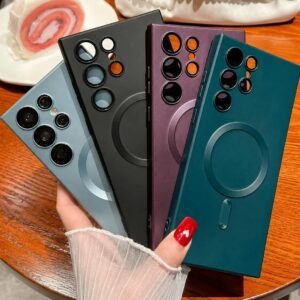 Magnetic Wireless Charging Samsung S & Note Series Soft Phone Case