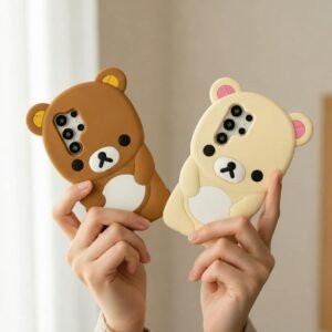 3D Samsung Pre-Order Teddy Bear Rubber Silicone Case