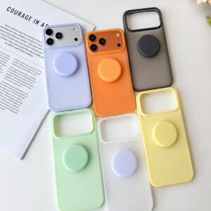Ultra Thin Translucent Silicone iPhone Phone Holder Pre-Order Soft Case