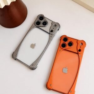 Premium Aluminium Side Frame Pre-Order Skeleton iPhone Sleek Metal Bumper Case