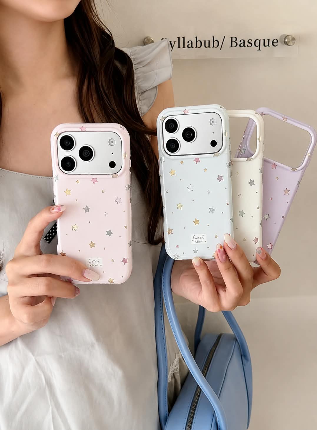 Double Layer Star With Metal Love Pre-Order Phone Holder iPhone Case - Image 6