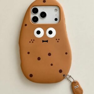 3D iPhone Potato Shockproof Rubber  Silicone Case