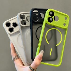 Matte Thin Skin Feel Acrylic Lens Protection iPhone Pre-Order Bumper Case