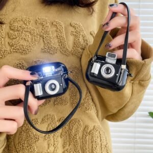 3D Emily In Paris Retro Camera Pre-Order Light Flash Airpod Cases